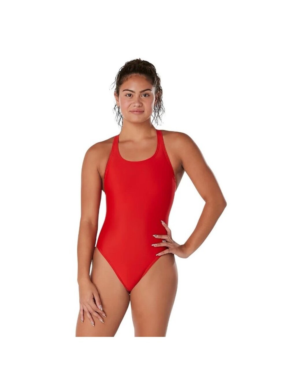 Speedo NWT Super Pro LT One Piece Swimsuit Red